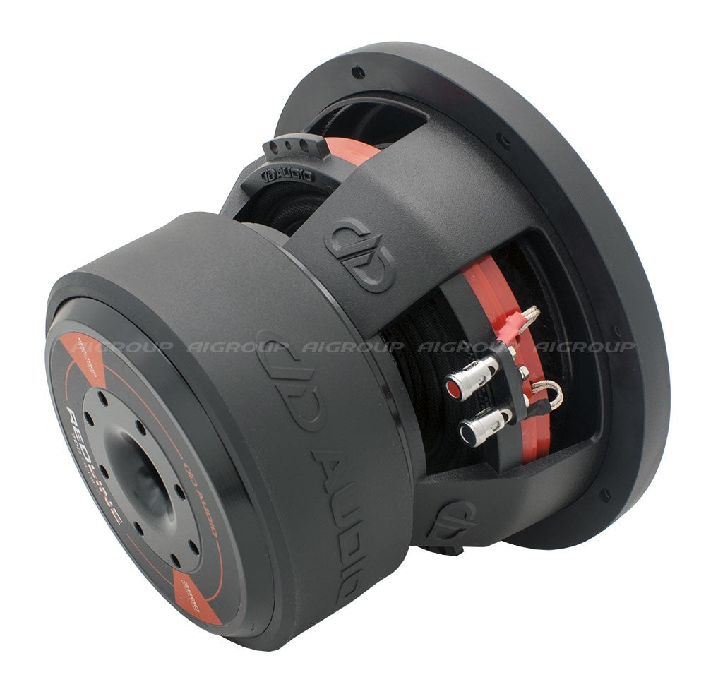 DD Audio Redline 710d D2 - Garsiakalbio jungtys ir raudonas apvadas
