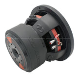 DD Audio Redline 710d D2 - Garsiakalbio jungtys ir raudonas apvadas