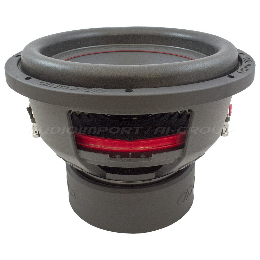 DD Audio Redline 712d D2 - šoninis vaizdas su raudonu akcentu