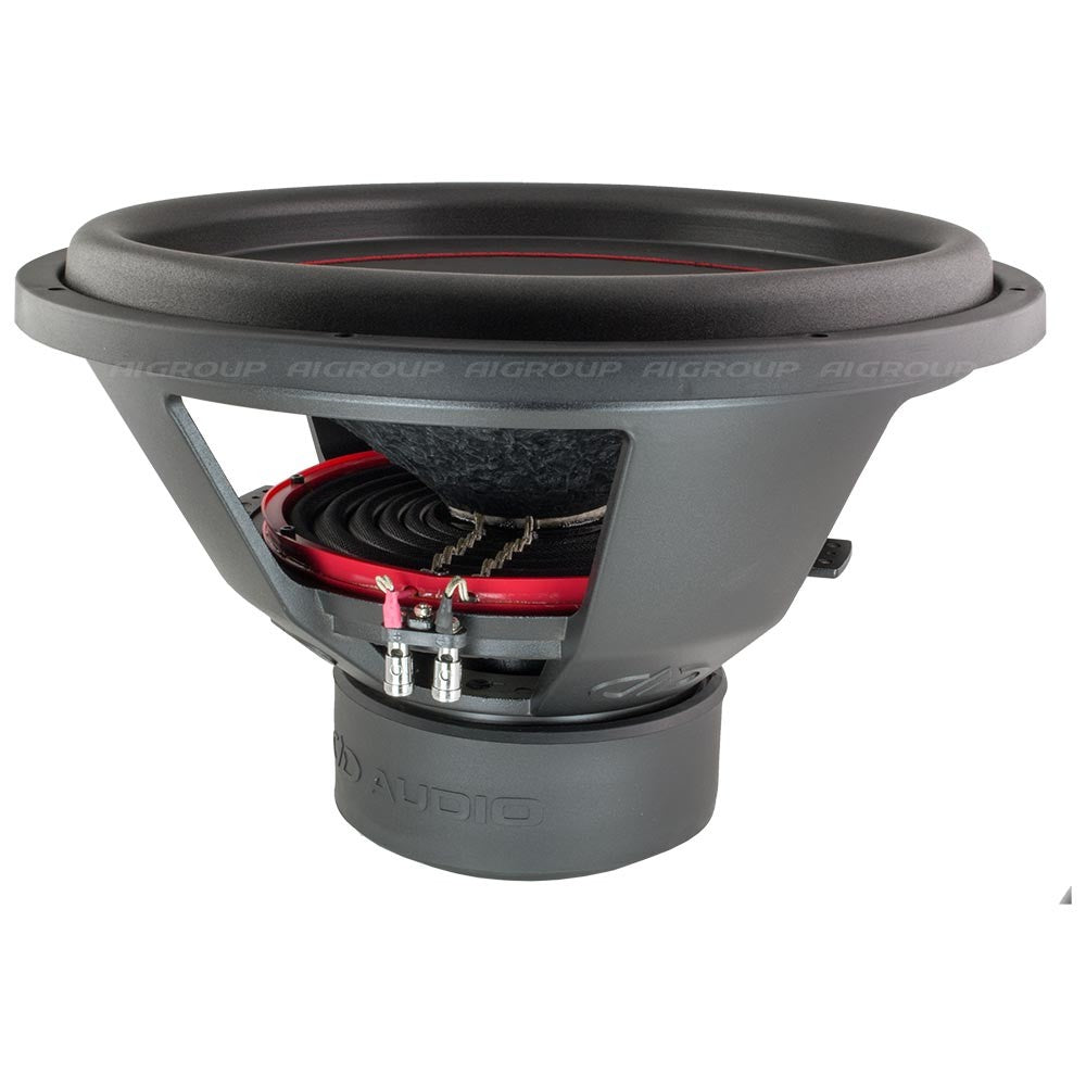 DD Audio Redline 718d D2 - Garsiakalbio vidinė pusė su laidais