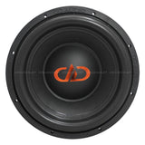 DD Audio Redline 812d D2 - Oranžinis logotipas ir užrašas REDLINE