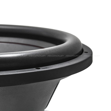 DD Audio Redline 818d D1 - detalus vaizdas su garsiakalbio kraštu