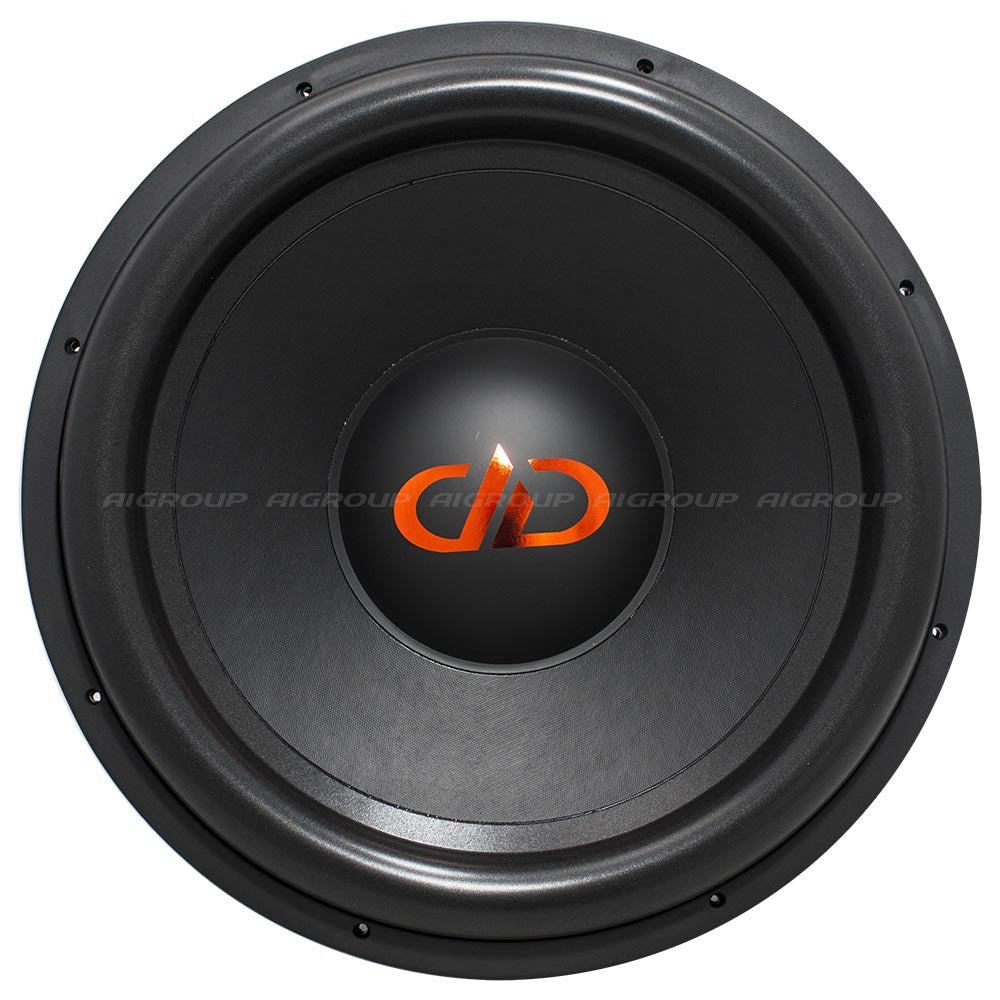 DD Audio Redline 818d D1 - Oranžinis logotipas viduryje išsiskiria