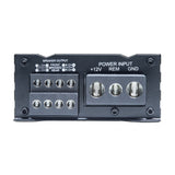 DD Audio SA300.4 - Galinė panelė su jungtimis ir užrašais
