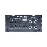 DD Audio SA300.4 - galinė panelė su jungtimis ir valdikliais