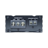 DD Audio SA500.1 - galinė panelė su jungtimis ir užrašais