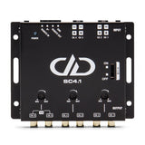 DD Audio SC4.1 4-kanalinis linijamuonis - Išėjimo jungtys ir valdymo rankenėlės