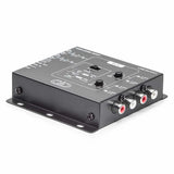 DD Audio SC4a - galinė panelė su RCA jungtimis ir valdymo elementais