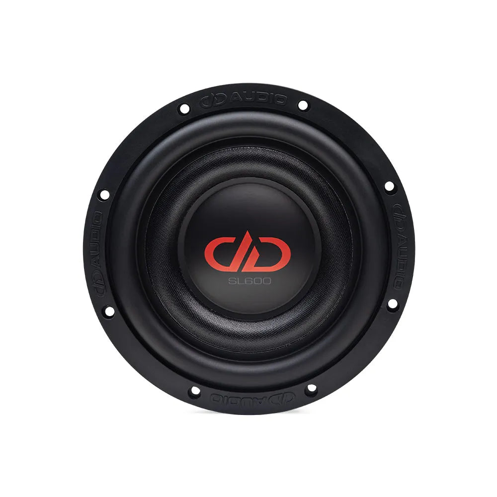 DD Audio SL608-D2 - Garsiakalbio šoninis vaizdas su logotipu