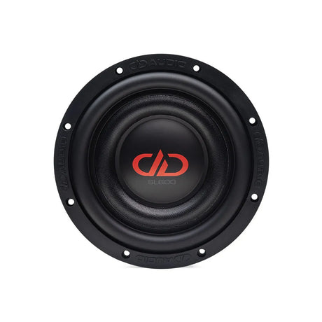 DD Audio SL608-D4, 20 cm žemų dažnių garsiakalbis, 900 W MAX - Garsiakalbio šonai su logotipais