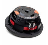 DD Audio SL610-D2 - garsiakalbio jungtys ir raudonos detalės