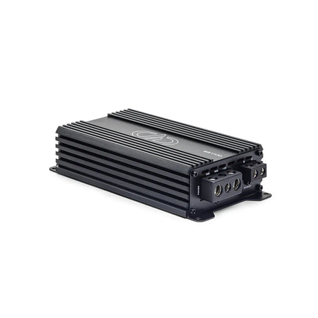 DD Audio SS1100 - galinė panelė su jungtimis ir logotipu