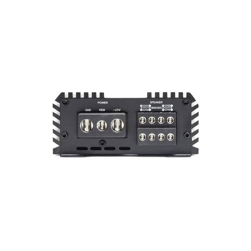 DD Audio SS4.1300-24V - galinė panelė su jungtimis ir aušinimo briaunomis