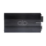 DD Audio SS5.500 - Šoninis vaizdas su jungtimis ir logotipu