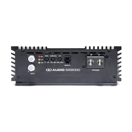DD Audio SS9000 - Galinė panelė su jungtimis ir valdymo elementais