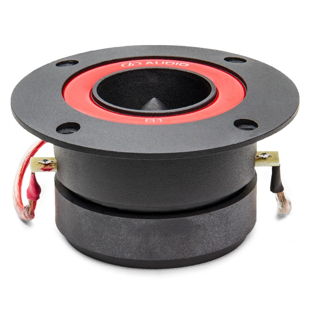 DD Audio VO-B1 - šoninis vaizdas su laidais ir jungtimis