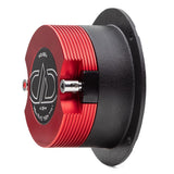 DD Audio VO-B2A - Raudonas metalinis korpusas su logotipu