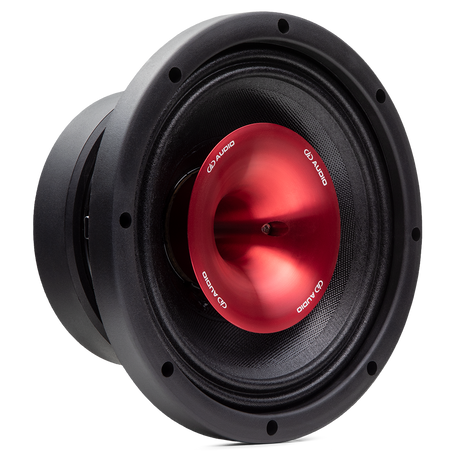 DD Audio VO-CTAL 10 - Raudonas metalinis kupolas su logotipu