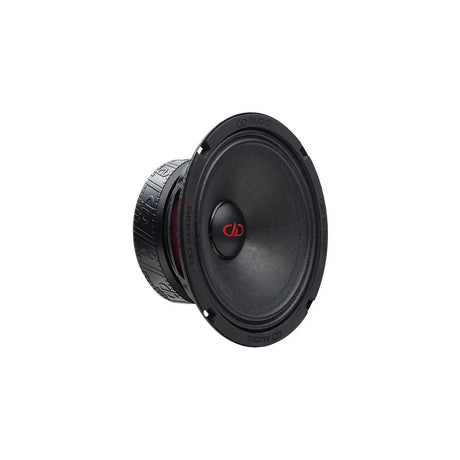 DD Audio VO-M206-S4 - Šoninis vaizdas su logotipu ant korpuso
