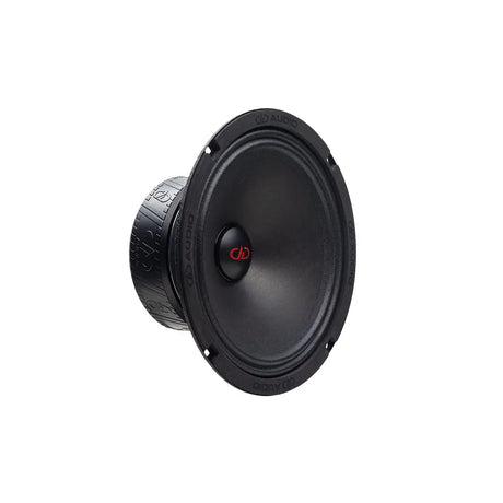 DD Audio VO-M208-S4 - garsiakalbio šoninis vaizdas su logotipu