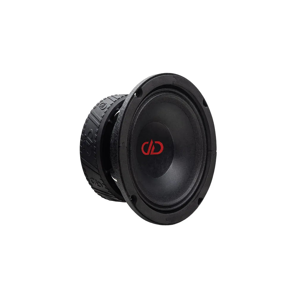 DD Audio VO-M406-S4 - Garsiakalbio šoninis vaizdas su logotipu