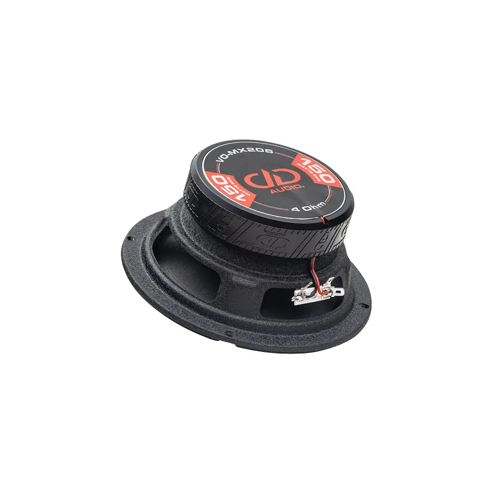 DD Audio VO-MX206-S4 - Garsiakalbio jungtys ir specifikacijos iš arti