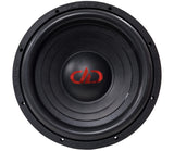 DD Audio VO-W12a-D4 - garsiakalbio priekinė dalis su logotipu