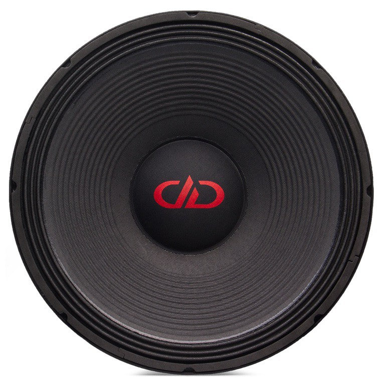 DD Audio VO-W15-S4 - Garsiakalbio priekinė dalis su logotipu