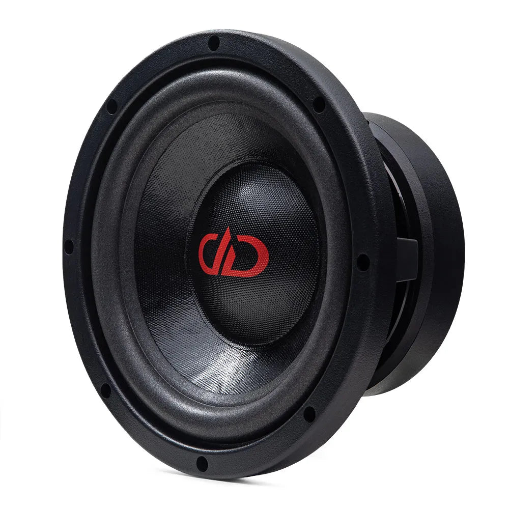 DD Audio VO-W508-S2 - Garsiakalbio šoninis vaizdas su logotipu