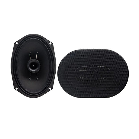 DD Audio VO-XN369-S2 - garsiakalbis su grotelėmis ir logotipu