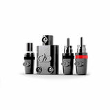 DD Audio Z-Wire RCA terminal female 20 pcs - RCA jungtys su raudonu žiedu