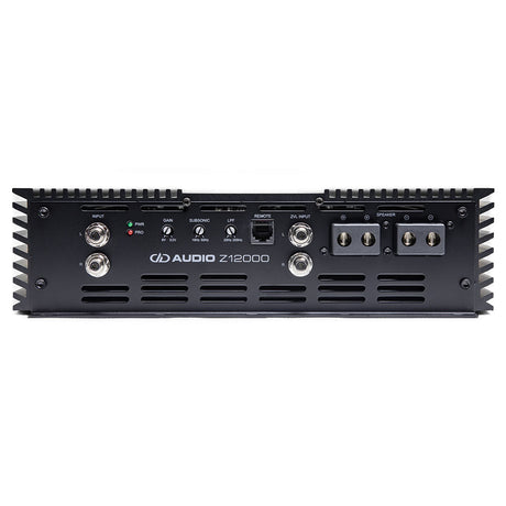 DD Audio Z12000 - Galinė panelė su jungtimis ir valdymo elementais