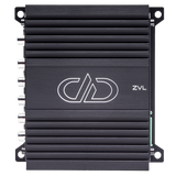 DD Audio ZVL Multi-Amp Sync Module - Šoninė panelė su jungtimis ir tvirtinimo skylėmis