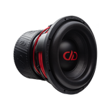 DD audio 812f-D1 - Garsiakalbio šoninis vaizdas su raudonais laidais