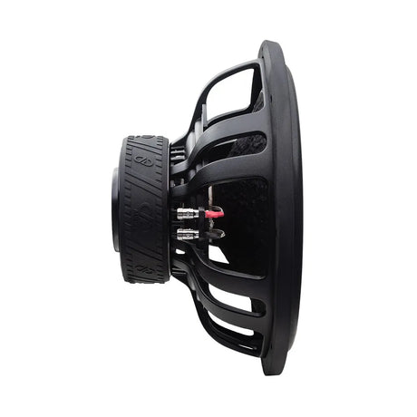 DD audio SL715-D2 - Šoninis vaizdas su jungtimis ir logotipu