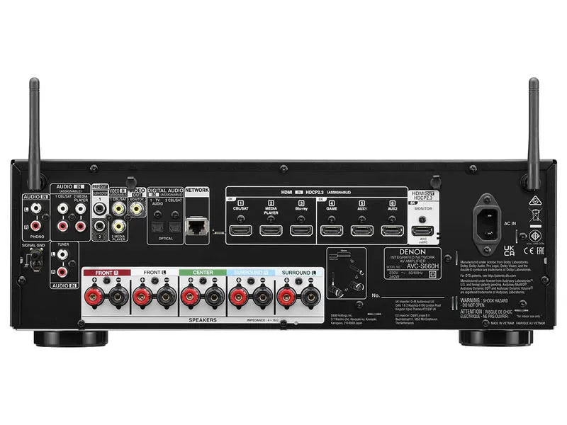 DENON AVC-S660H, 5.2 kanalų AV imtuvas - stiprintuvas kartojasi
