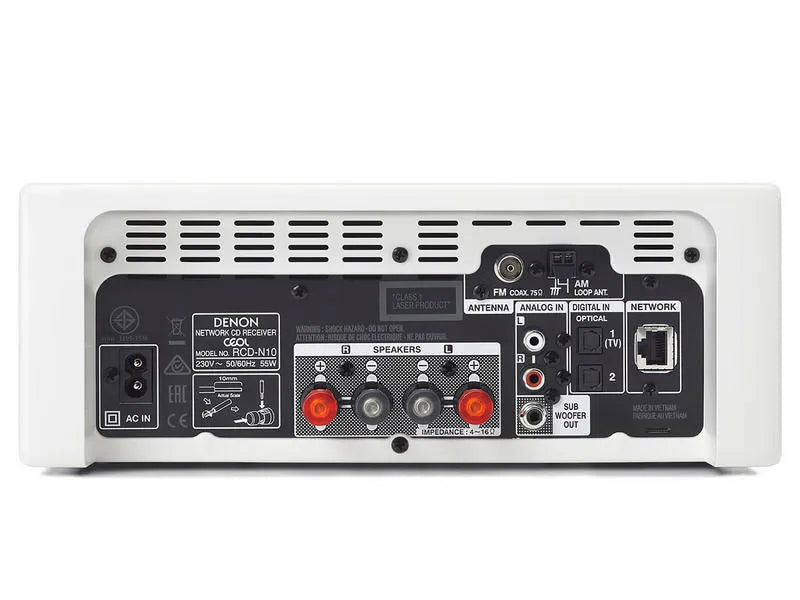 DENON CEOL N10, Namų Hi-Fi garso sistema su CD grotuvu, HEOS