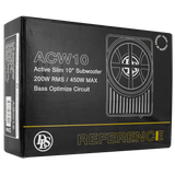 DLS ACW10, aktyvi žemų dažnių kolonėlė automobiliui 450W