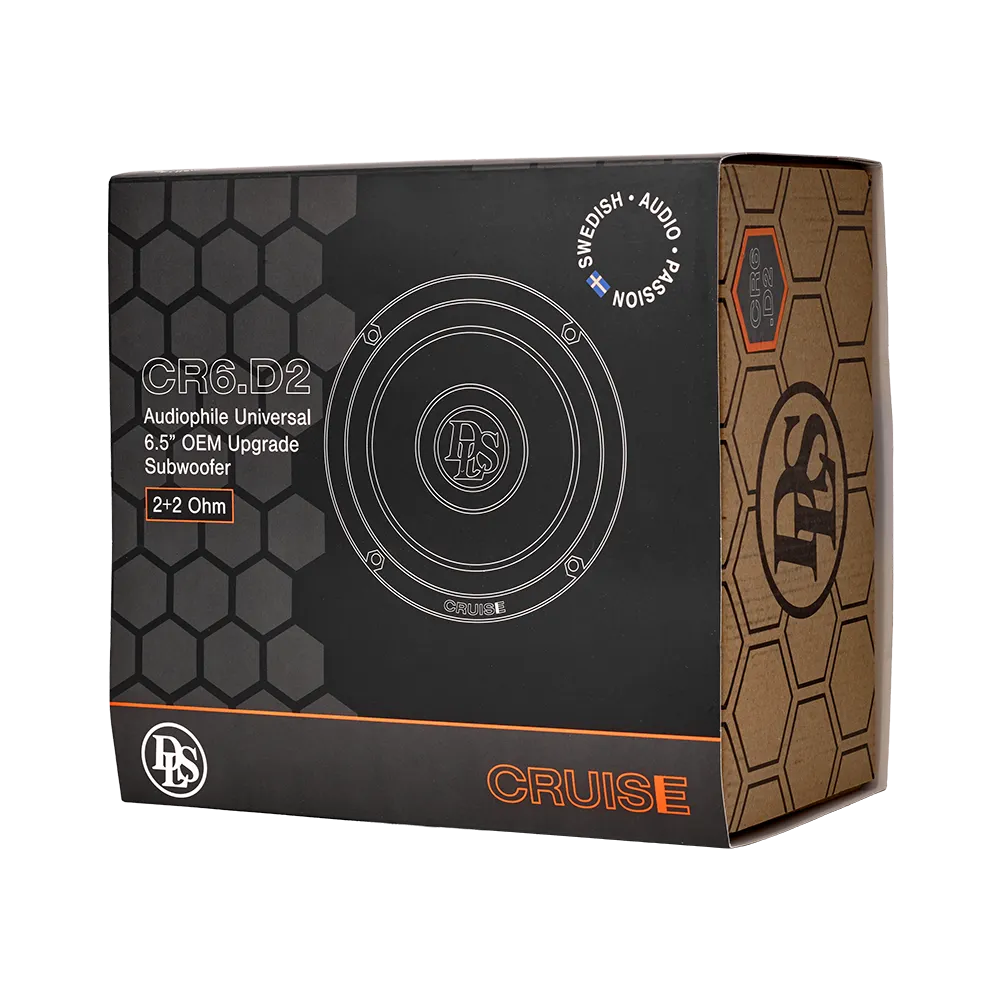 DLS Cruise CR6.D2, 16.5 cm automobilinis žemų dažnių garsiakalbis