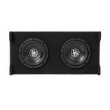 DLS PESB28, kompaktiška dviguba 8 colių subwooferių dėžė