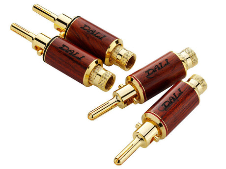 Dali 4 BANANAS - WOODEN BOX, 4 "bananų" tipo kištukas