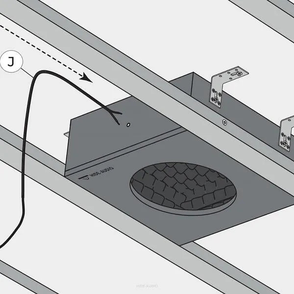 Dali BOX PHANTOM E-50 LITE, montavimo korpusas lubinei kolonėlei
