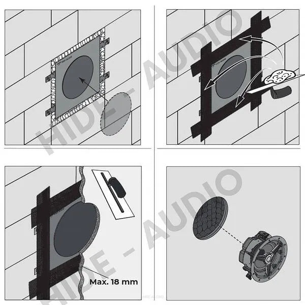 Dali BOX PHANTOM E-60s, montavimo korpusas lubinei kolonėlei