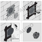 Dali BOX PHANTOM E-60s, montavimo korpusas lubinei kolonėlei