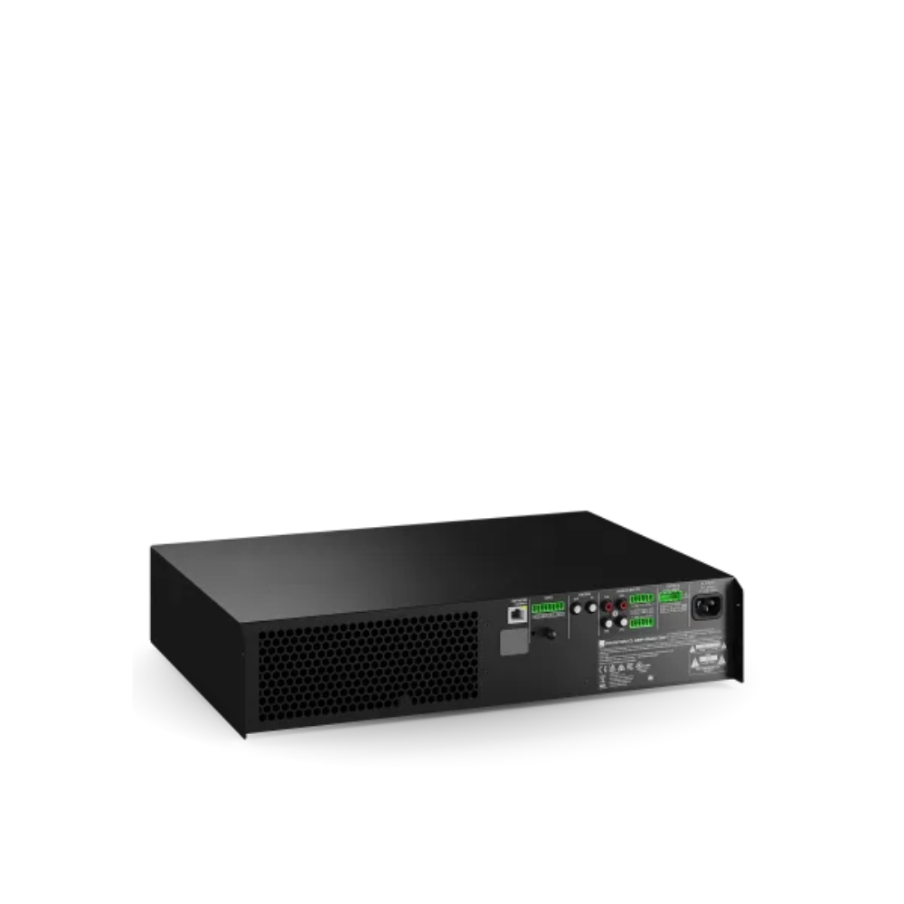 Dali PHANTOM CI AMP-2500 DSP, integruotas instaliacinis stiprintuvas - galinė panelė su daugybe jungčių