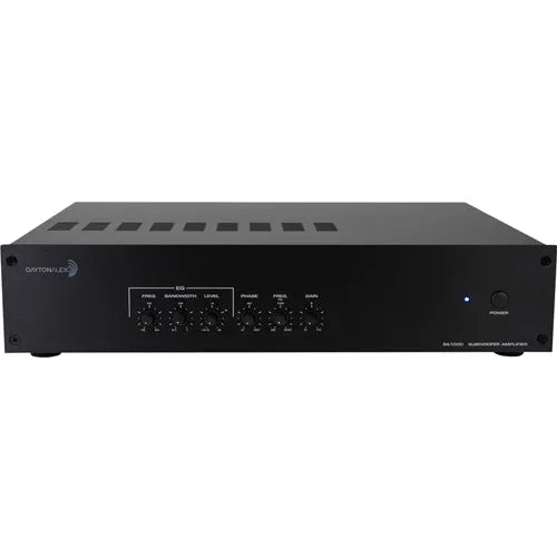 Dayton Audio SA1000, žemų dažnių garso stiprintuvas