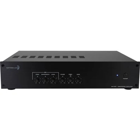 Dayton Audio SA1000, žemų dažnių garso stiprintuvas
