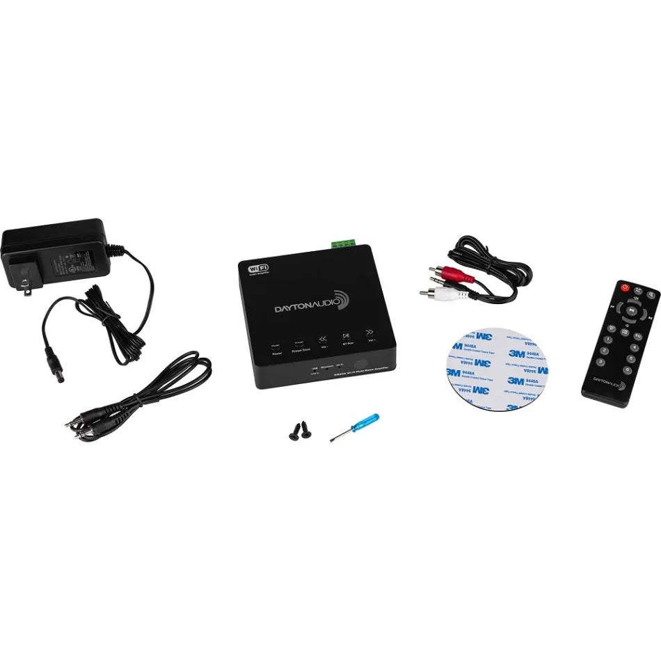 Dayton Audio WB40A, 2x20W Wi-Fi, Bluetooth, Multi-Room stiprintuvas