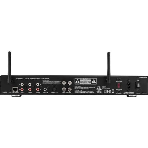 Dayton Audio WF150A, stereo stiprintuvas su tinklo grotuvu