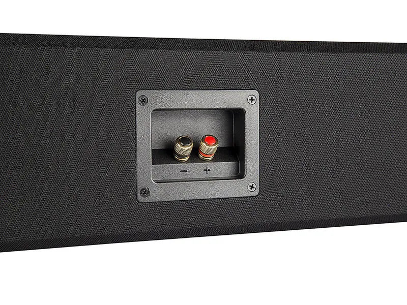 Definitive Technology CS9040, centrinė garso kolonėlė - Galinė panelė su jungtimis